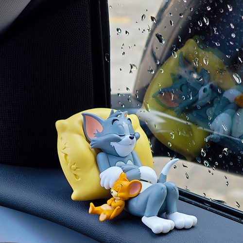 Sleeping Tom & Jerry Cute Car Interior Accessory