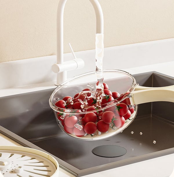 BowlBuddy™ - Ultimate Draining Bowl with Foldable Handle