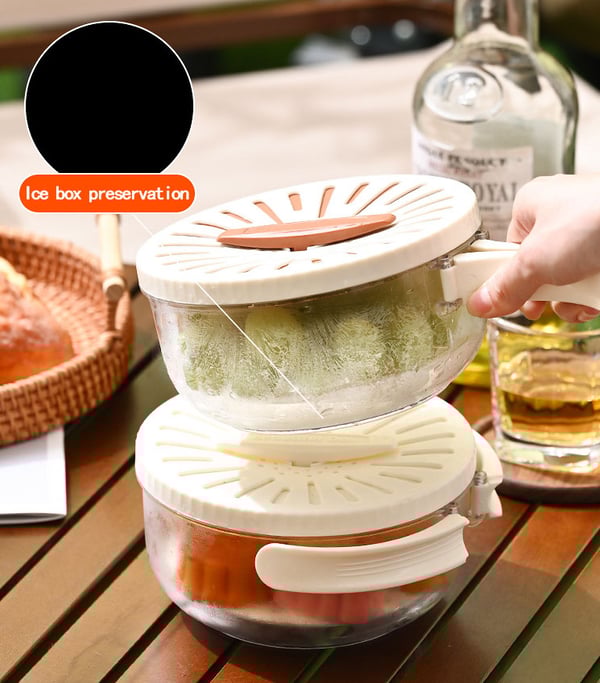 BowlBuddy™ - Ultimate Draining Bowl with Foldable Handle