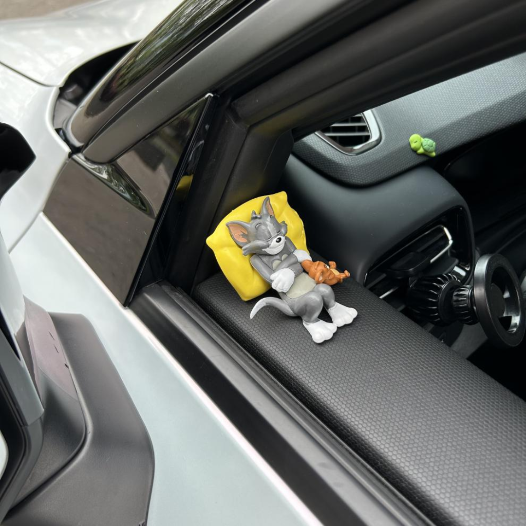 Sleeping Tom & Jerry Cute Car Interior Accessory