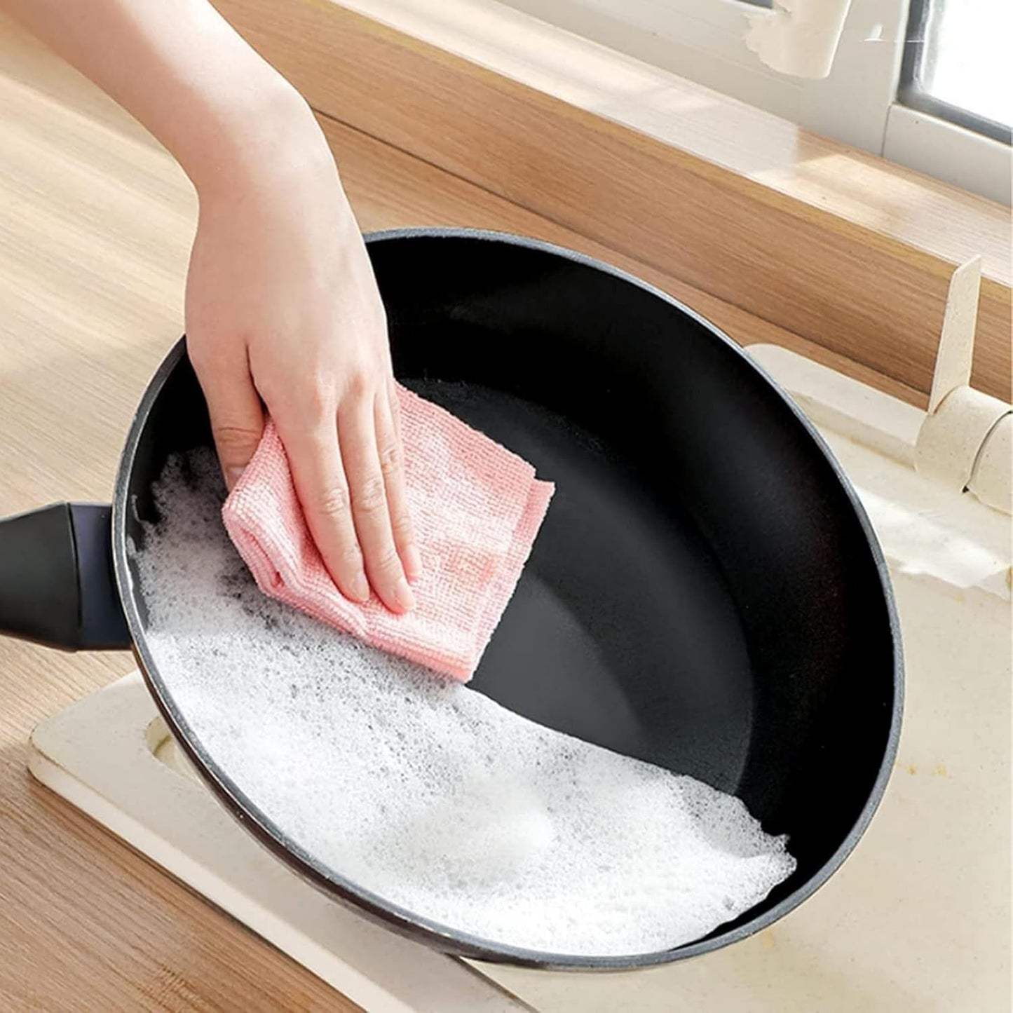 20 PCS Multipurpose Microfiber Towels – Thick, Durable & Scratch-Free Cleaning Wipes