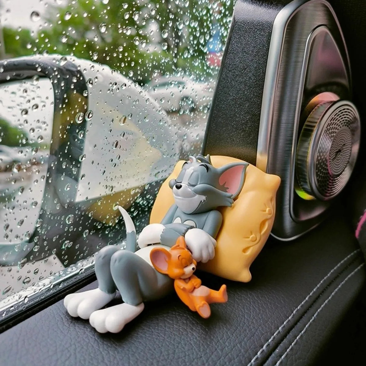 Sleeping Tom & Jerry Cute Car Interior Accessory