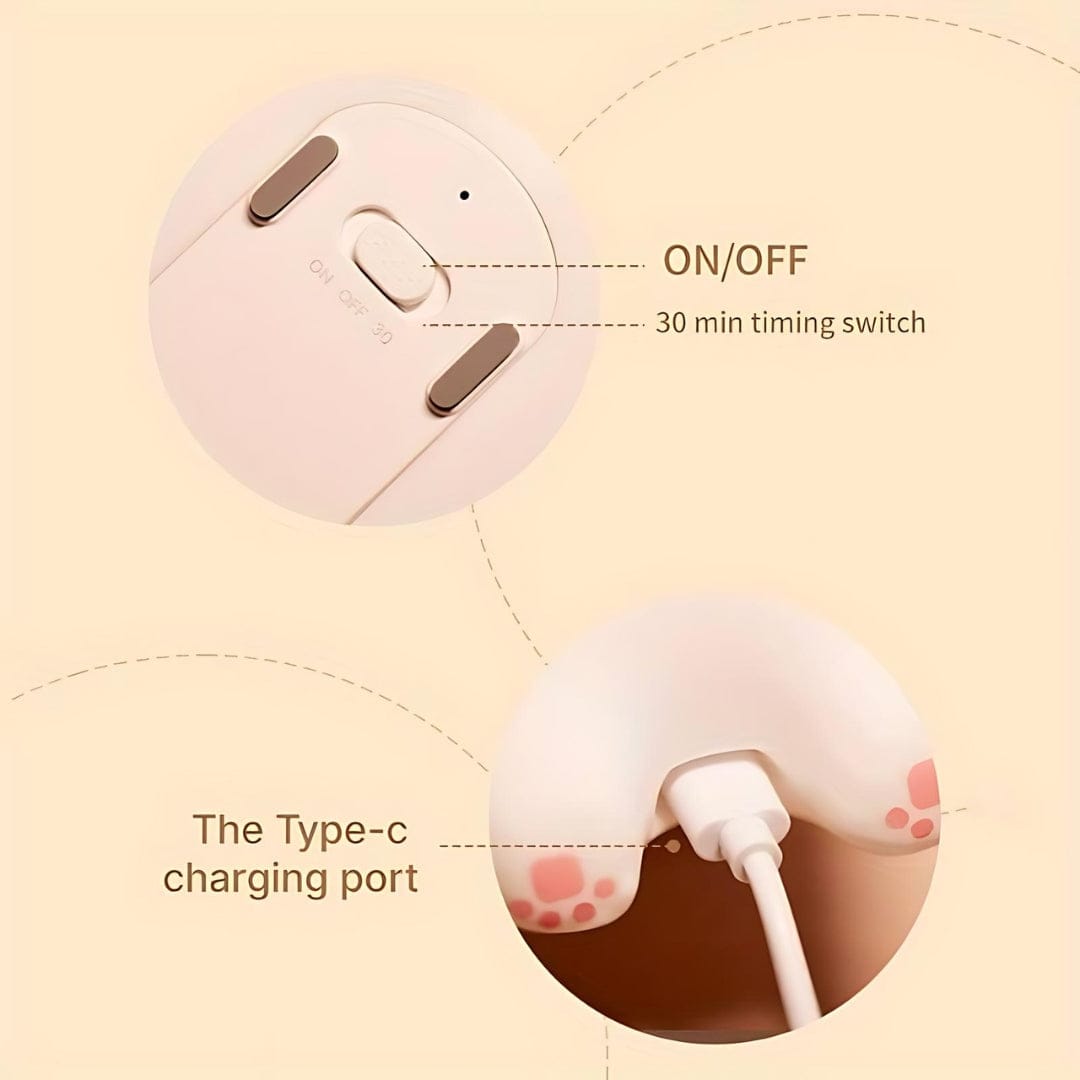 Cute Big Face Rabbit Silicon 3D Touch Lamp