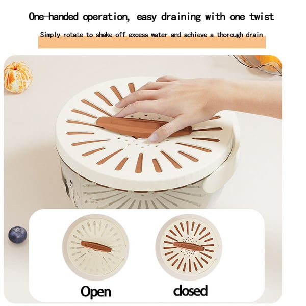 BowlBuddy™ - Ultimate Draining Bowl with Foldable Handle