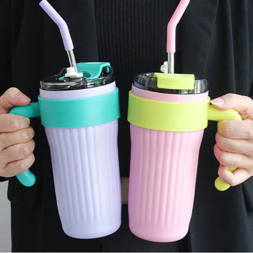 Premium Insulated Tumbler with Easy-Grip Handle - 860ML