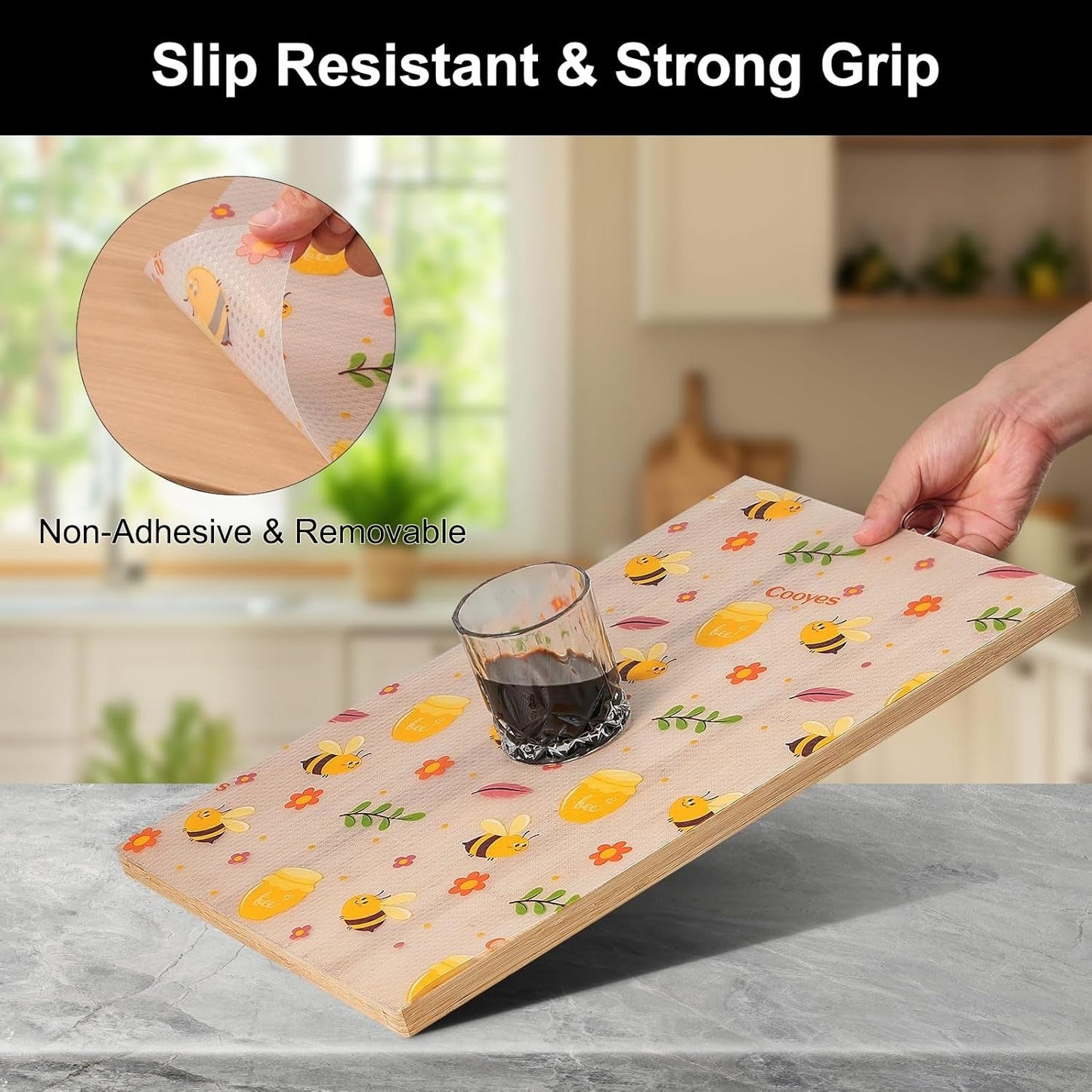 Anti-Slip Waterproof Cabinet & Drawer Liner (Random Prints)