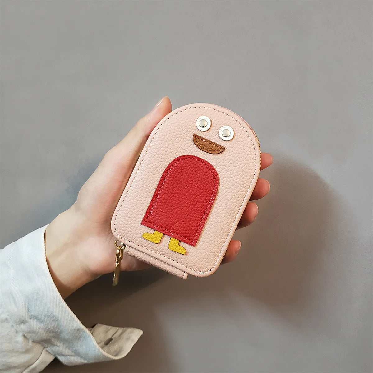 Penguin Leather Card Holder