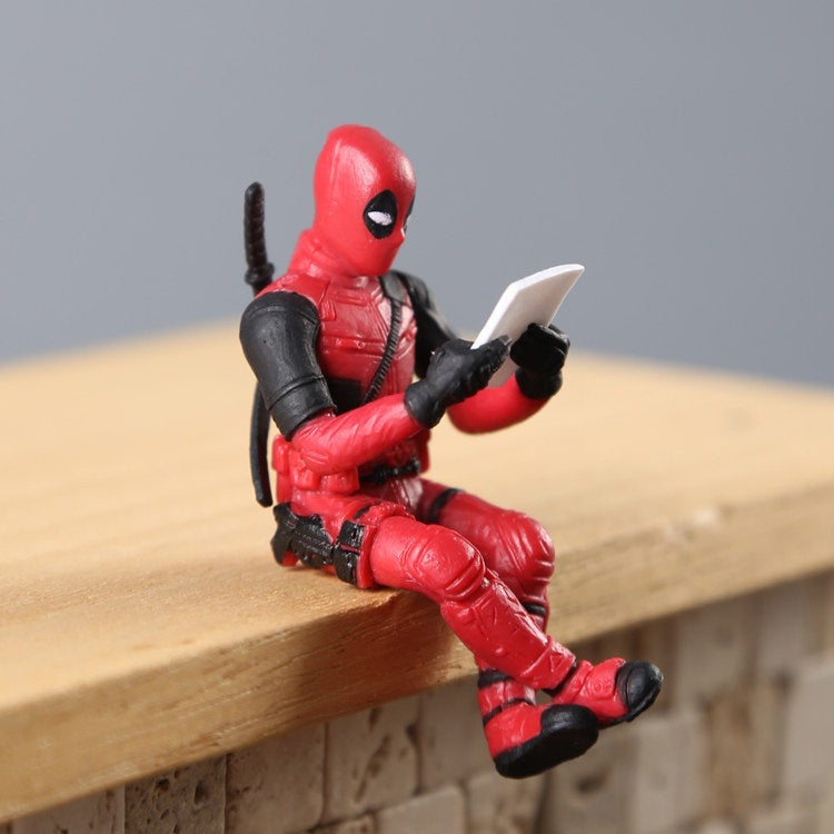 Deadpool Car Decor Set Car Dashboard Accessories for Marvel Fans (3Pc)