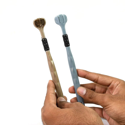 360° Triple-Sided Toothbrush for Maximum Clean