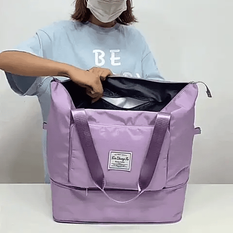 Expandable Foldable Travel Duffel Bag