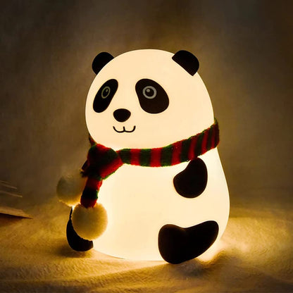 Cute Panda Silicone Night Lamp