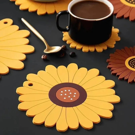 FloraGuard™ - Sunflower Thermal Trivet Mat (10 CMS)