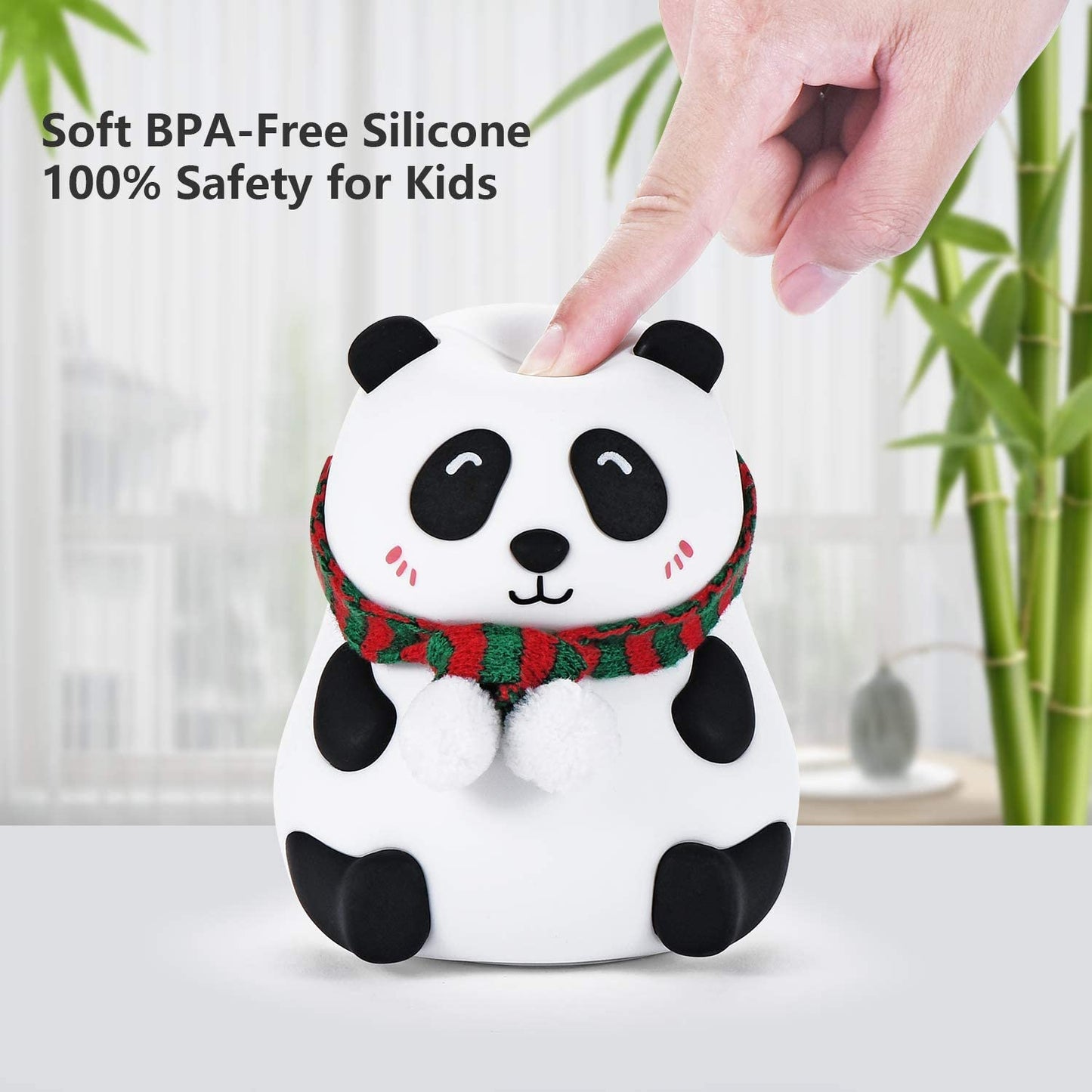 Cute Panda Silicone Night Lamp
