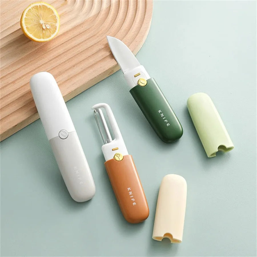 2-in-1 Vegetable Peeler & Knife – Multipurpose Kitchen Tool