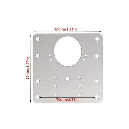 Heavy Duty Hinge Repair Plate with Screws for Cabinet Door & Wardrobe