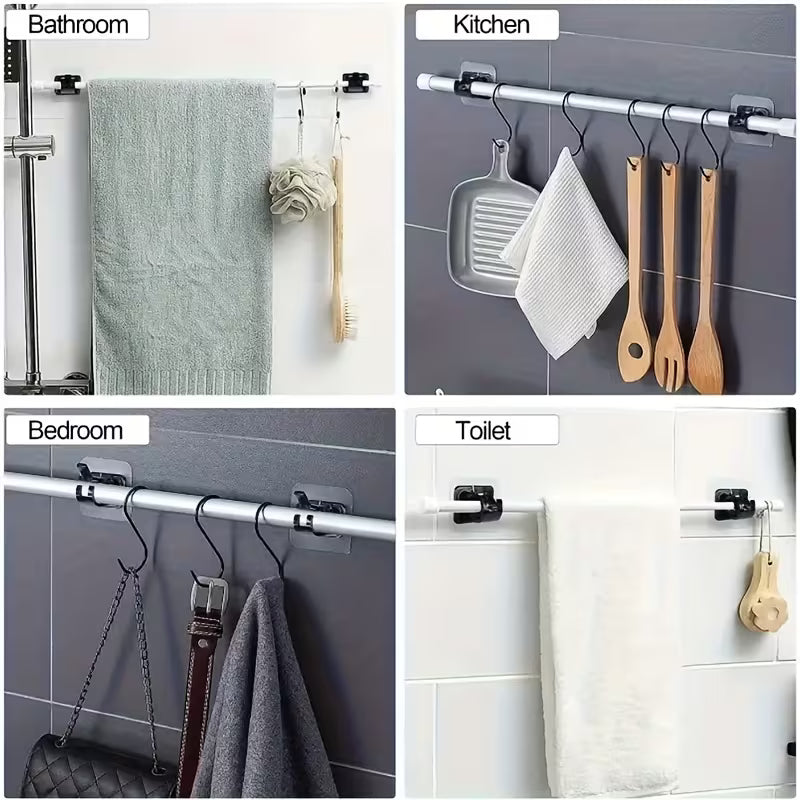 Self Adhesive Rods Clips Hook for Curtains