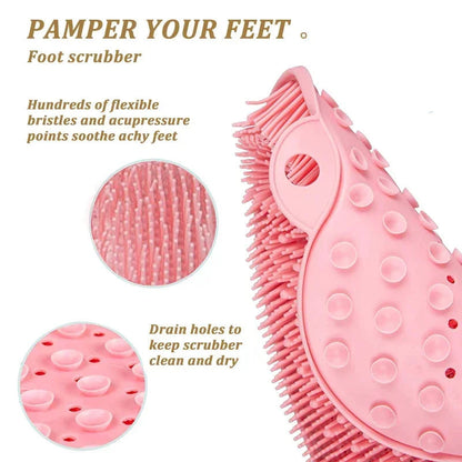 Silicone Foot Scrubber with Suction Cups