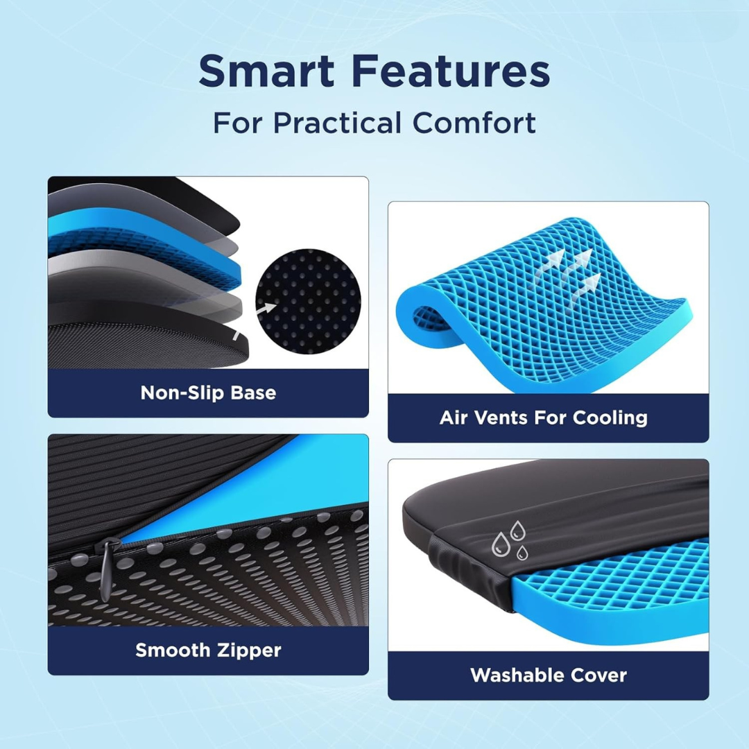 AirFlex Comfort Gel Seat Cushion