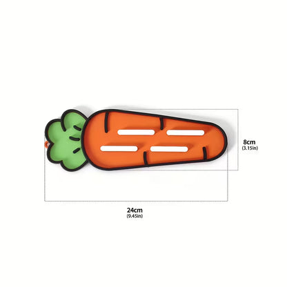 Cute Carrot Pot Lid & Sponge Holder Mat