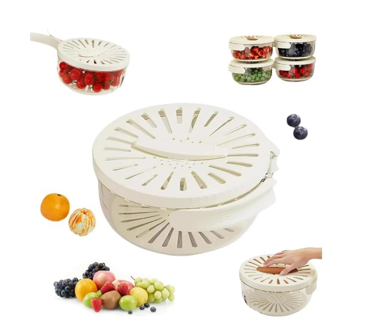 BowlBuddy™ - Ultimate Draining Bowl with Foldable Handle