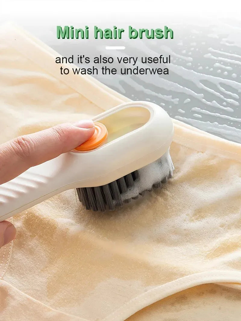 BubbleBrush™ Multipurpose Soap Dispensing Cleaning Brush