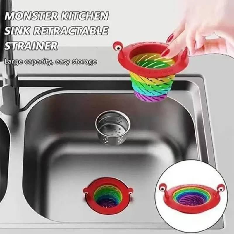 Anti-Blocking Collapsible Sink Strainer Basket | Buy 1 Get 1 Free