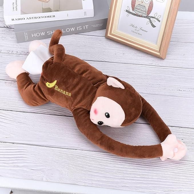 Cute Hanging Monkey Tissue Holder