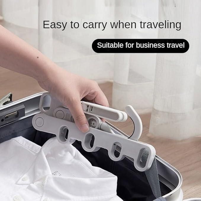 Portable 5 Hole Clothes Drying Rack for Travel & Home