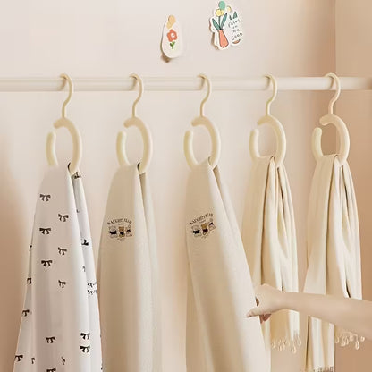 Multi-Purpose Round Hook Hanger for Wardrobe (Random Colors)