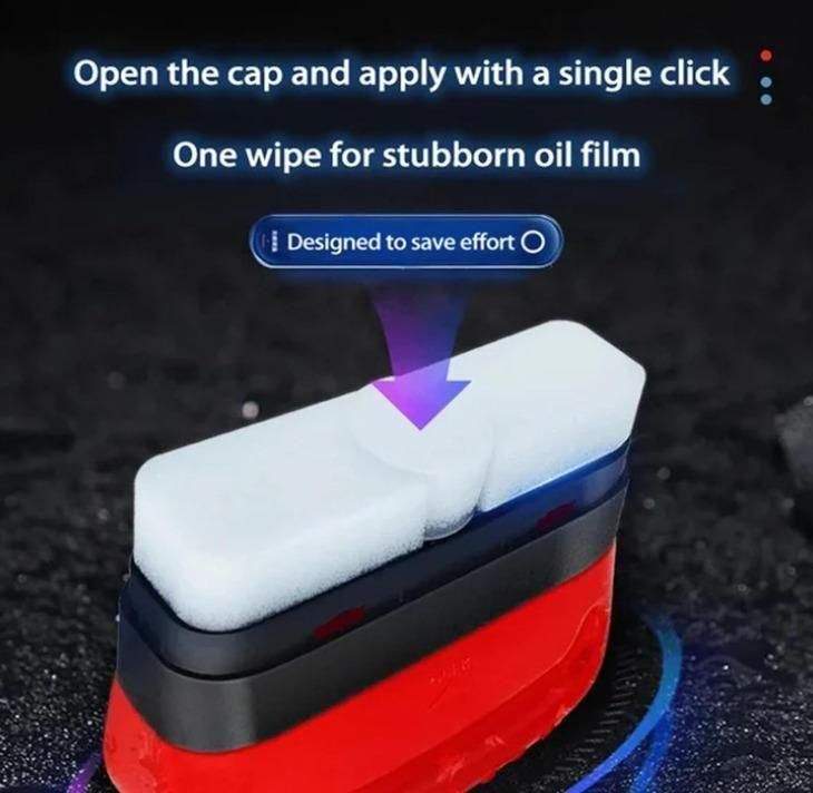 Oil Film Cleaning Brush for Car Mirrors & Windshields