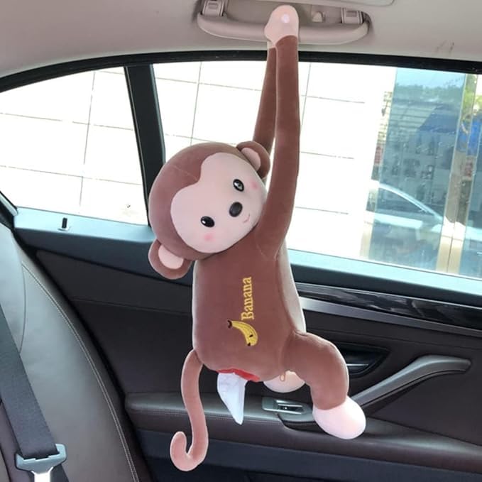Cute Hanging Monkey Tissue Holder