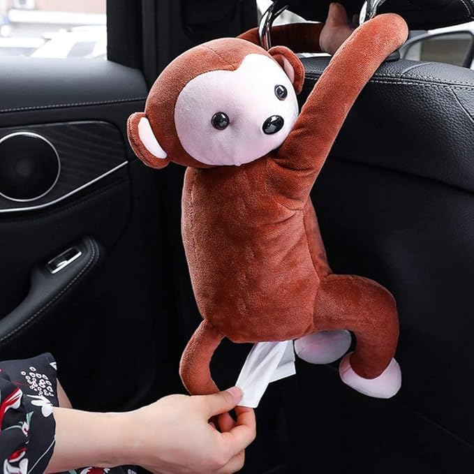 Cute Hanging Monkey Tissue Holder