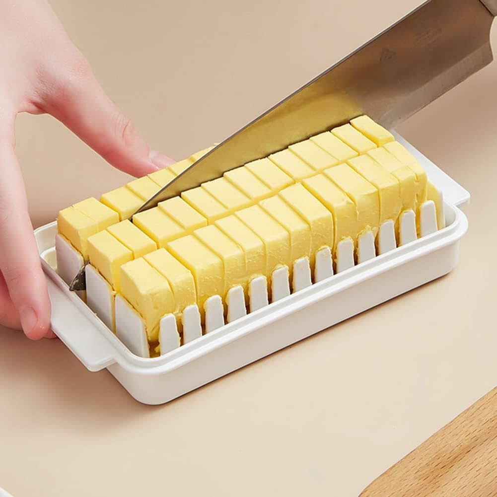 Multipurpose Butter Storage & Slicer Box with Built-in Cutter