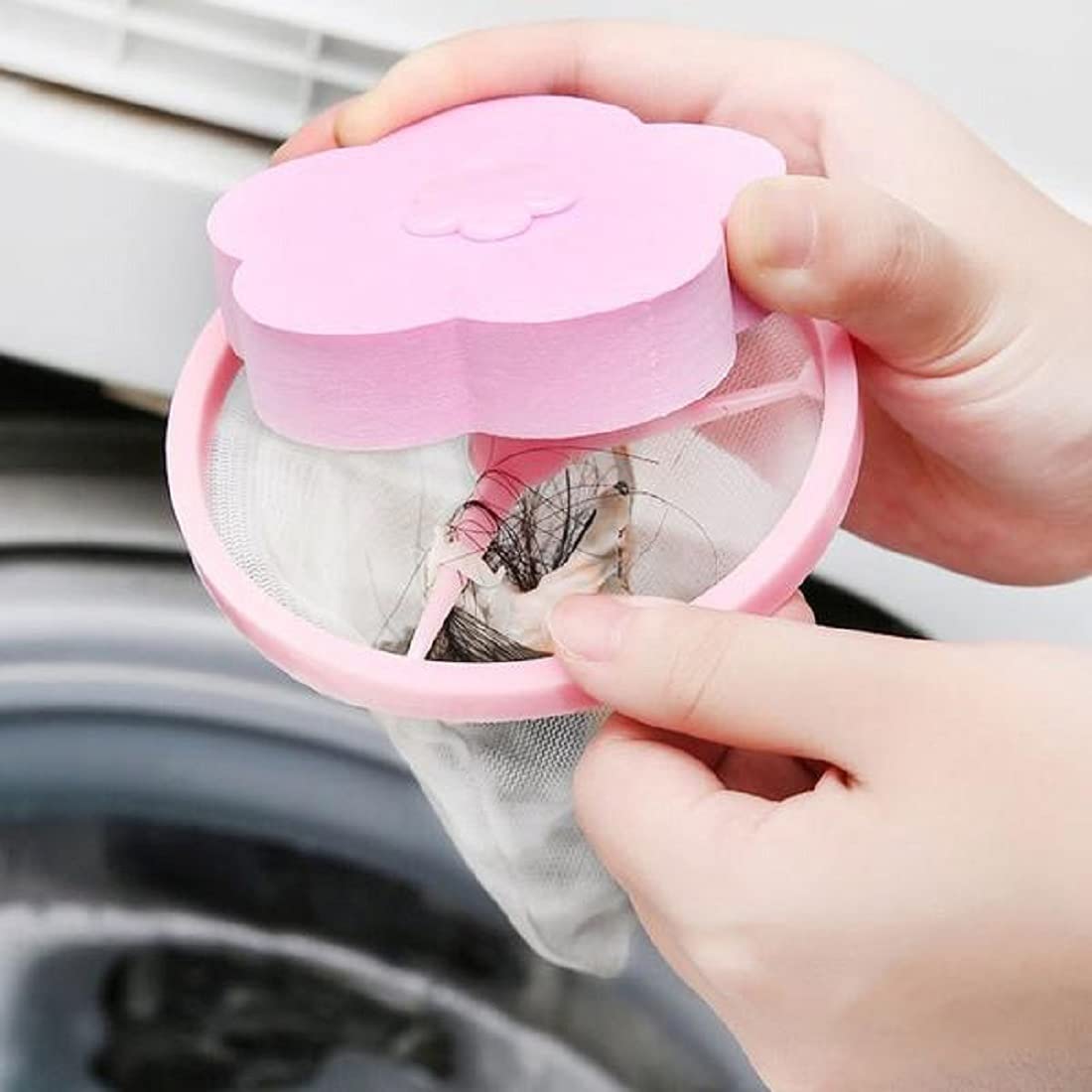 Washing Machine Floating Lint Mesh Bag