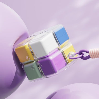 Weekly Magnetic Foldable Pill Organizer Cube