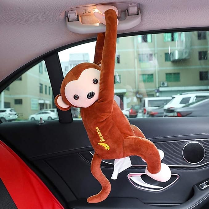 Cute Hanging Monkey Tissue Holder