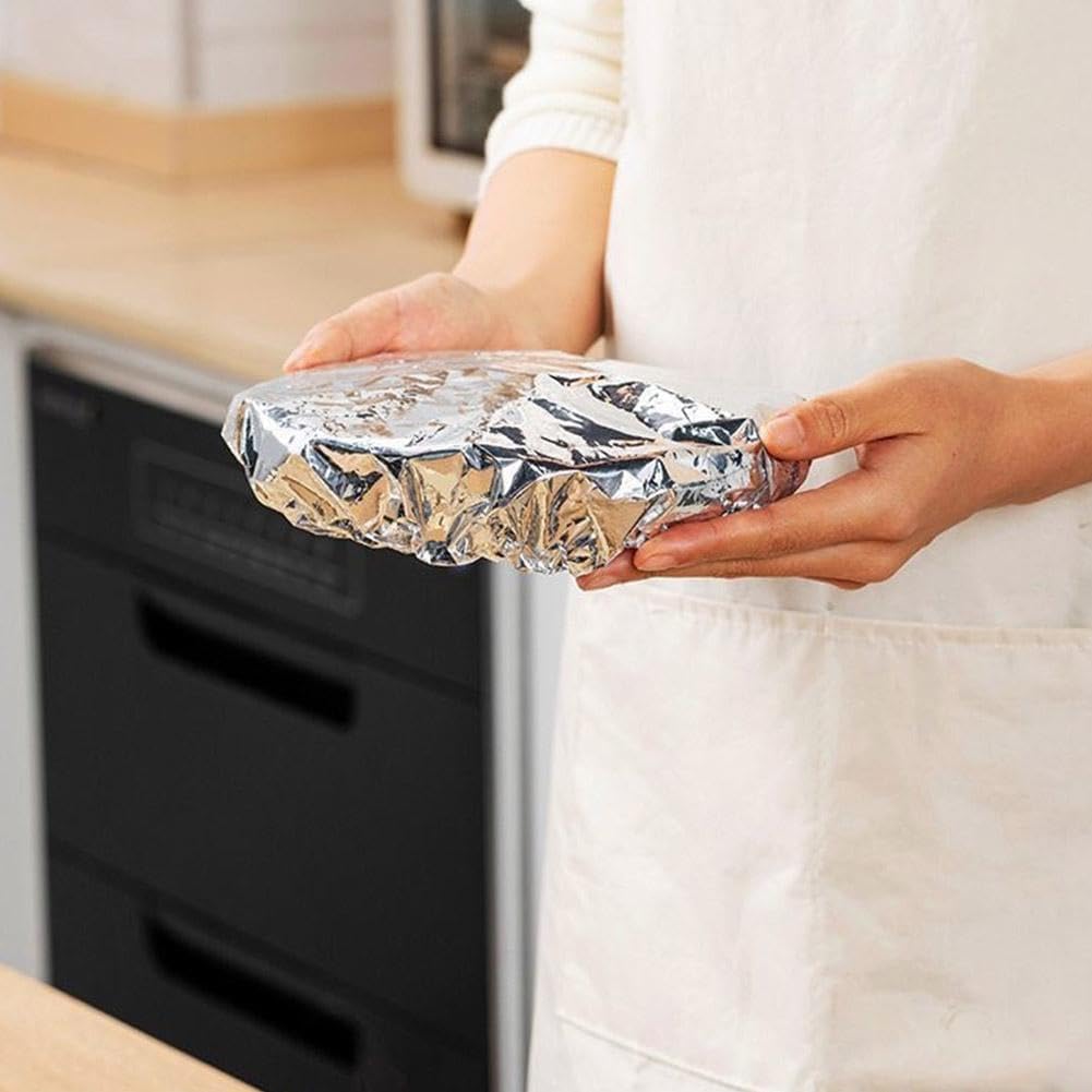 Elastic Foil Food Bowl Covers for Kitchen Storage