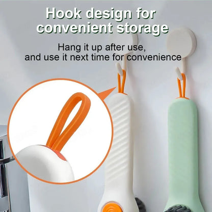 BubbleBrush™ Multipurpose Soap Dispensing Cleaning Brush