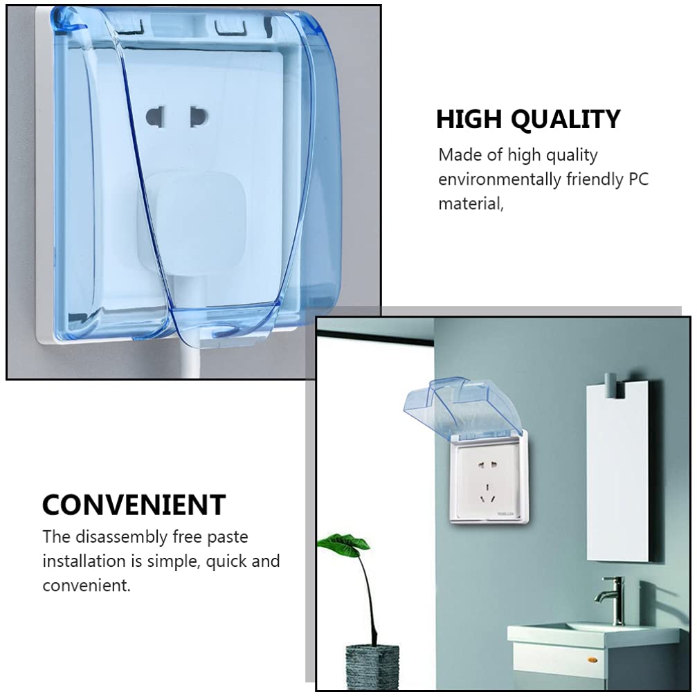 Socket Cover with Flip Lid – Water & Dust Protection (Single Socket)