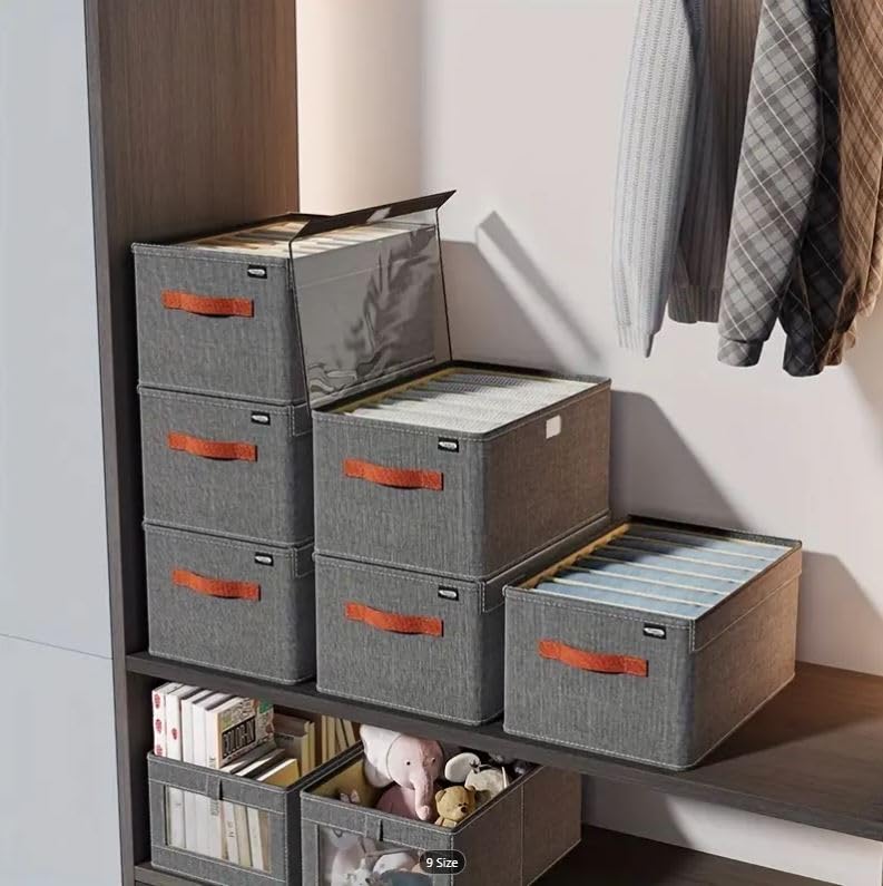 Multi-functional Folding Wardrobe Organizer With Lid