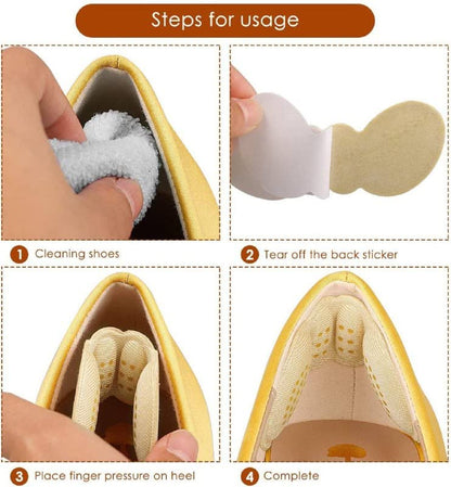Anti-Slip Heel Cushion Pads for Shoes