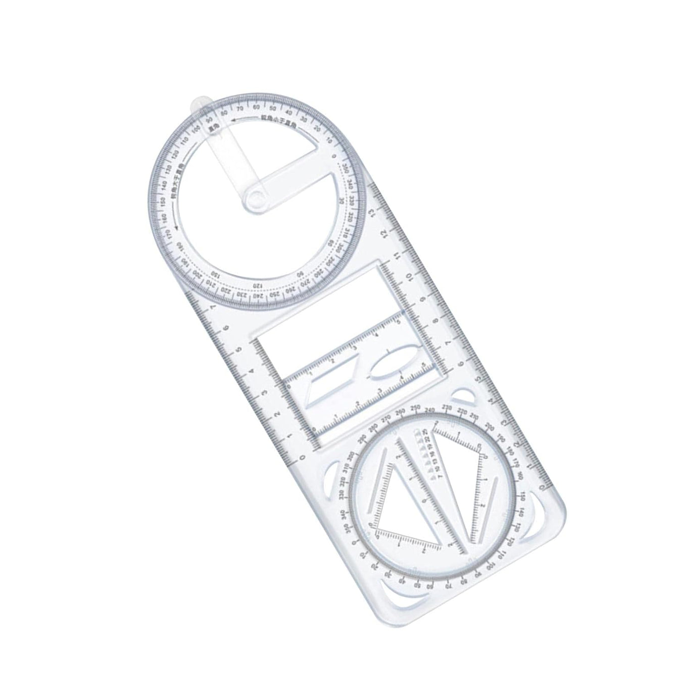 Multifunctional Geometry Ruler – Ideal for Math & Craftwork – Home ...