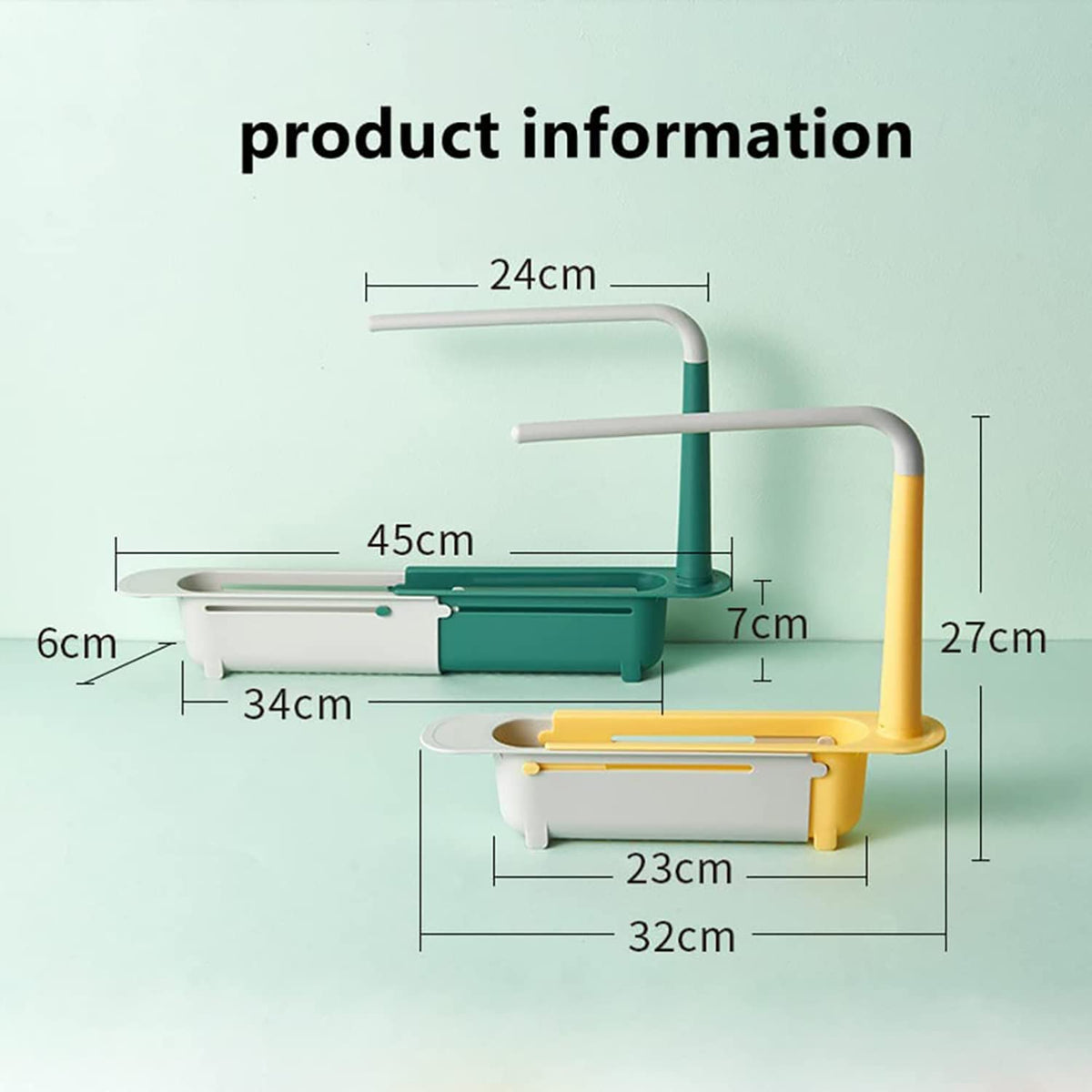 Adjustable Telescopic Sink Storage Rack
