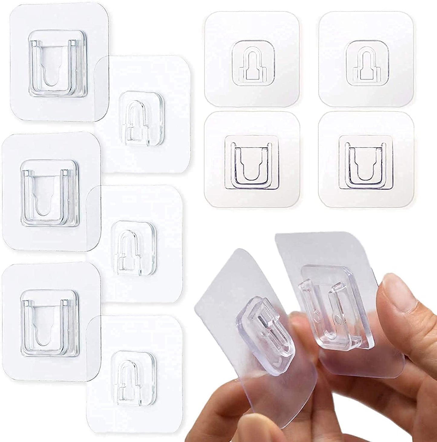 Heavy Duty Double-Sided Adhesive Wall Hooks