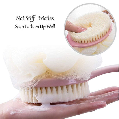 Body Bath Brush with Loofah | Long Handle | Deep Cleaning