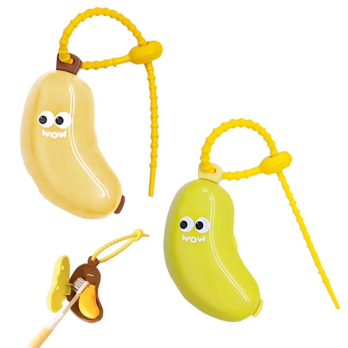 2 in 1 Cute Banana Hiking Camping Brush Cup