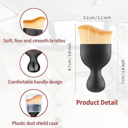 Soft Bristle Car Interior Detailing Brush