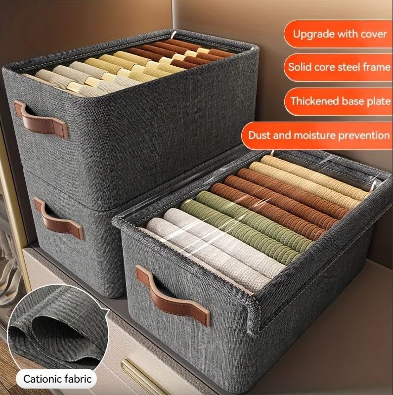 Multi-functional Folding Wardrobe Organizer With Lid