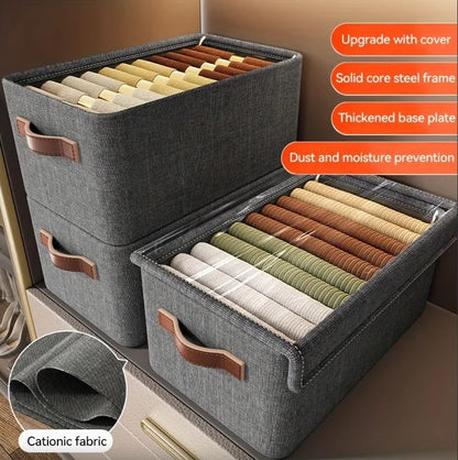 Multi-functional Folding Wardrobe Organizer With Lid