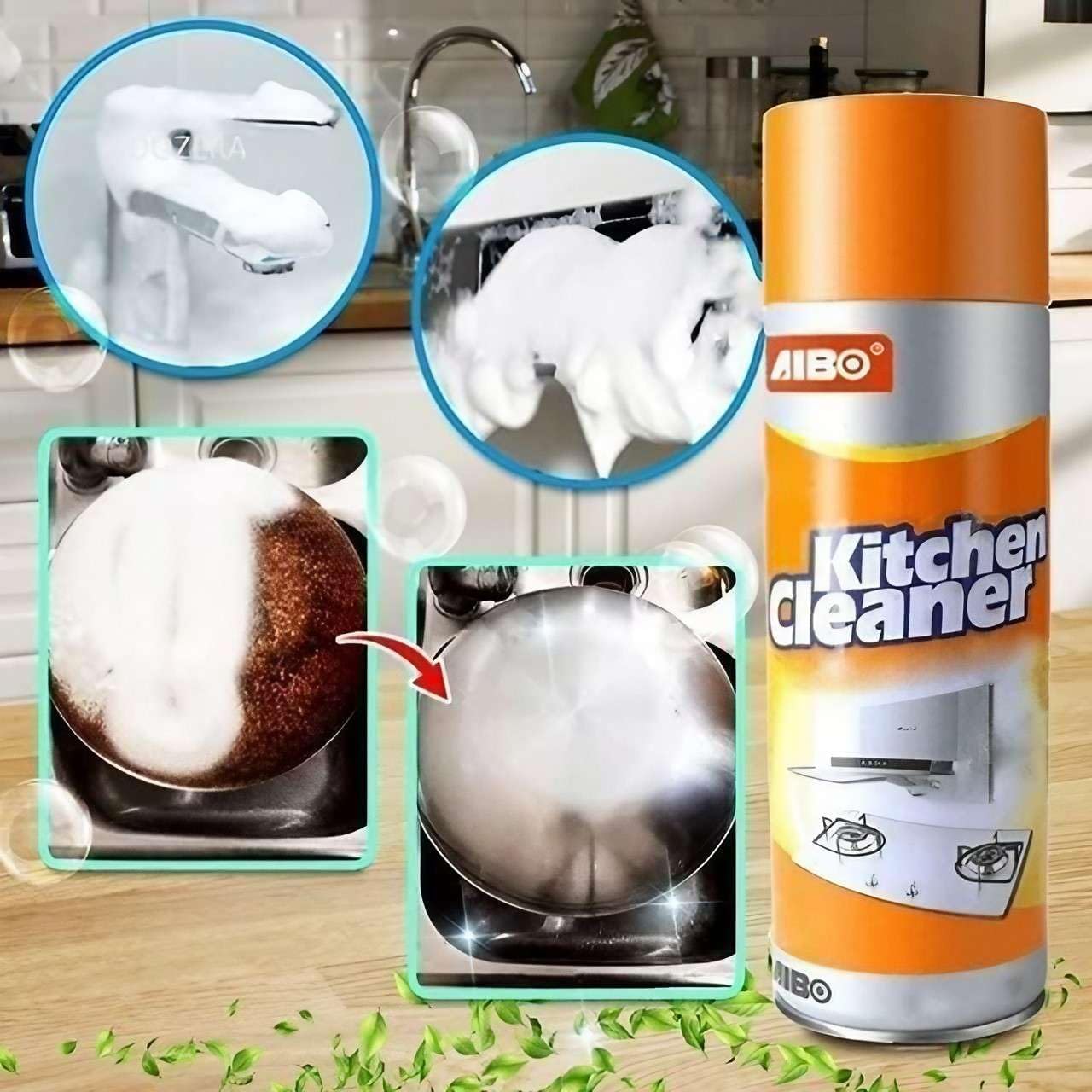 Shoppymize® Multi-Surface Kitchen Foam Cleaner